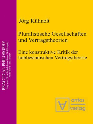 cover image of Pluralistische Gesellschaften und Vertragstheorien